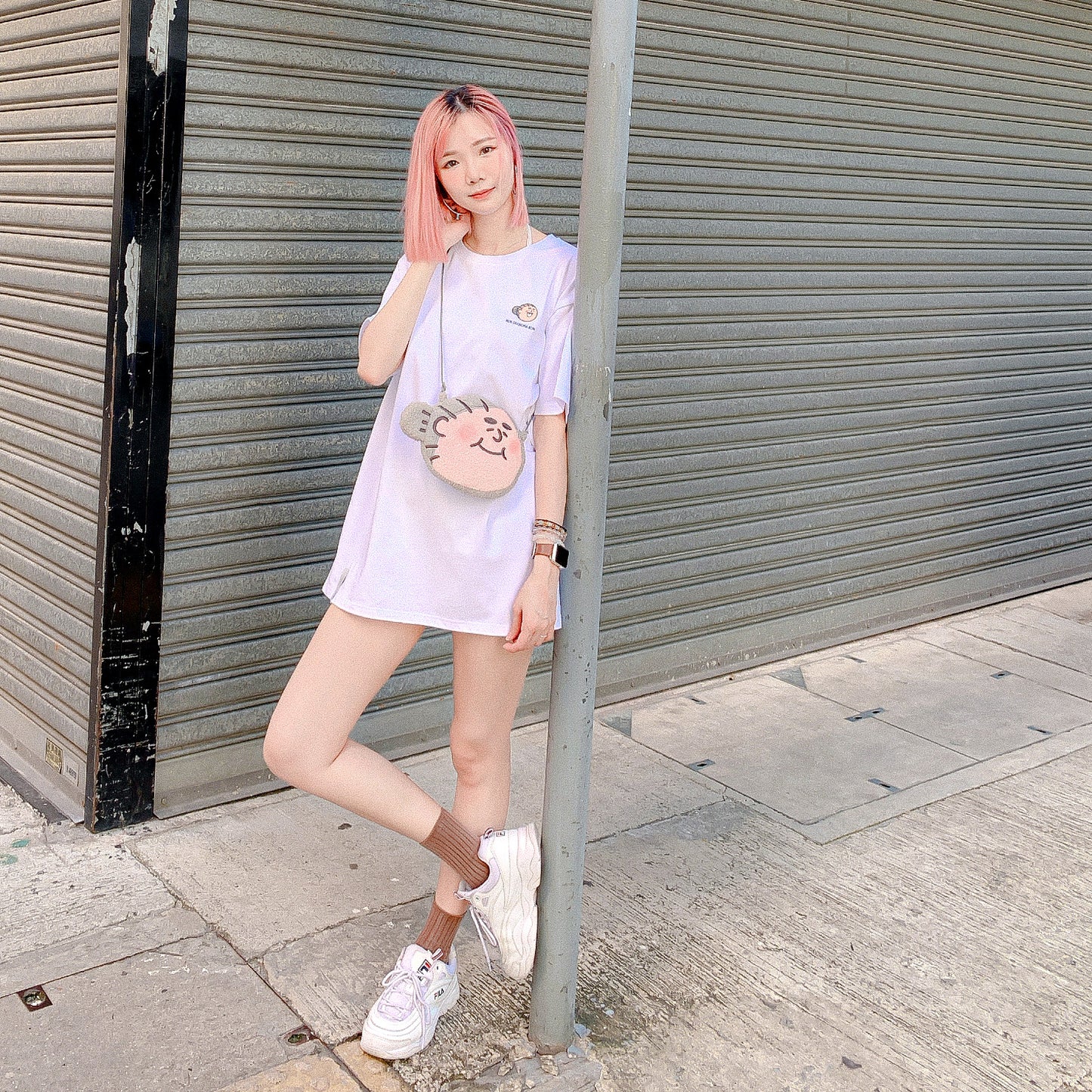 阿婆最初面紅大頭袋