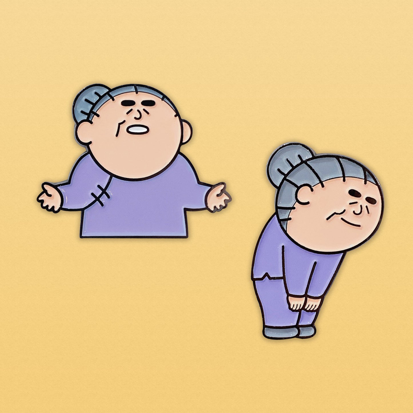 阿婆襟章2
