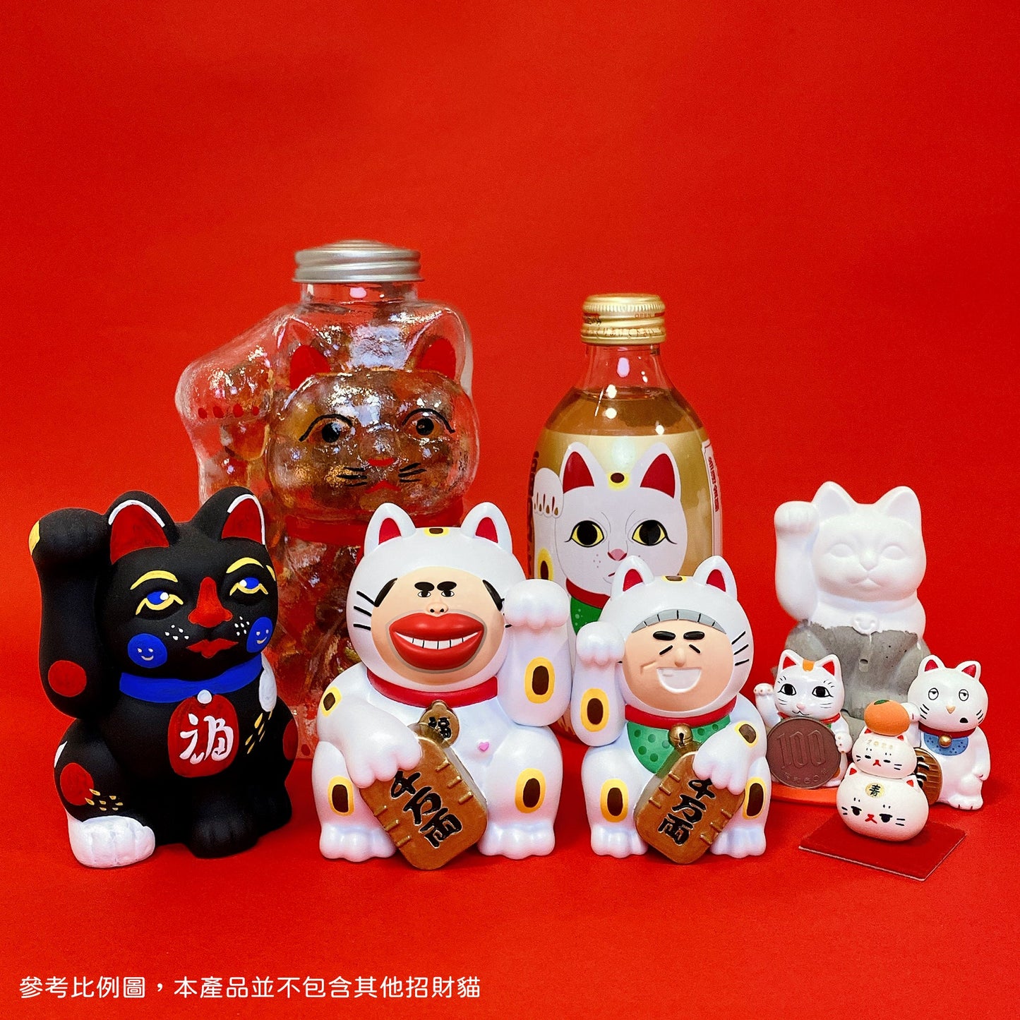 大麻成阿婆招財貓