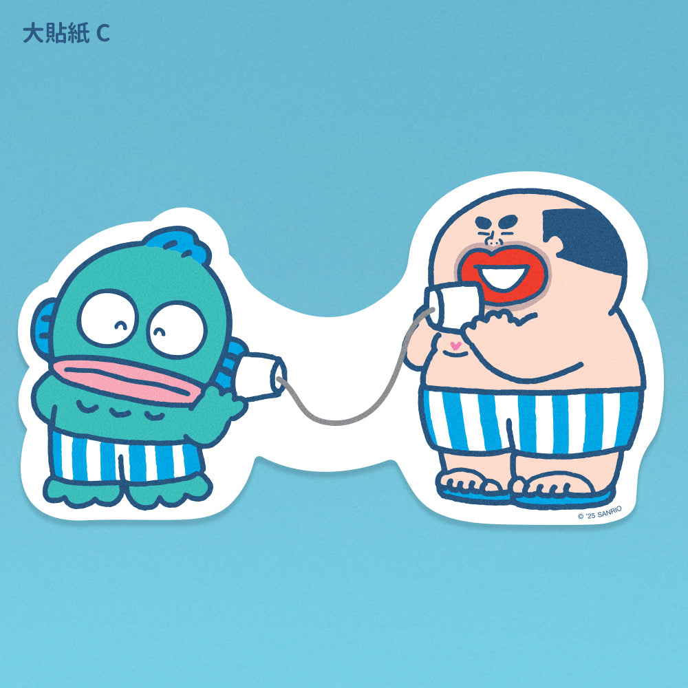 HANGYODON X TAIMASING聯乘系列 大貼紙【新產品】