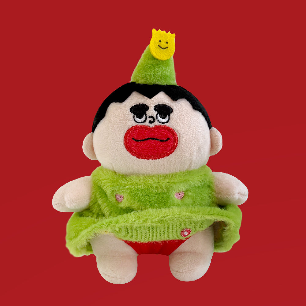 聖誕三寶掛件公仔